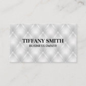 布張りホワイトパディング材 名刺 (正面)