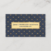 布張り革 名刺 (裏面)