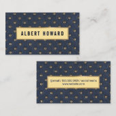 布張り革 名刺 (正面/裏面)