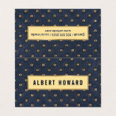 布張り革 名刺 (外部フラット)