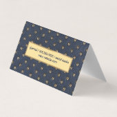 布張り革 名刺 (裏面)