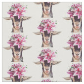 布 – ヤギのユリ (クローズアップ)