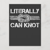 帆おもしろい船キャ航海のプテンの船乗り引用文 ポストカード (正面)