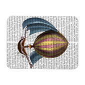 帆が青い航空船 マグネット (横)