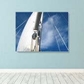 帆と索具 キャンバスプリント (インサイチュ (ウッドフロア))