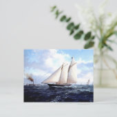 帆と蒸気を合わせる ポストカード (スタンド正面)