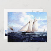 帆と蒸気を合わせる ポストカード (正面/裏面)