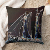 帆の下のボート クッション (ブランケット)