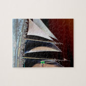 帆の下のボート ジグソーパズル (横)