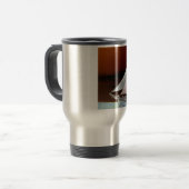 帆の下のボート トラベルマグ (正面左)