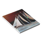 帆の下のボート ノートパッド (アングル)