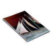 帆の下のボート ノートブック (右側)