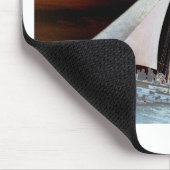 帆の下のボート マウスパッド (コーナー)