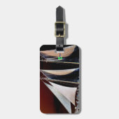 帆の下のボート ラゲッジタグ (正面縦)