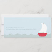 帆の動遠くに動の発表 案内状 (裏面)