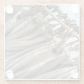 帆の折目 ガラスコースター (裏面)