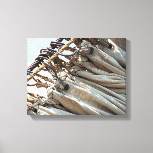 帆の折目 キャンバスプリント (正面)