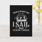 帆も風も知ってるし、帆も風もない。 カード (黄色い花)