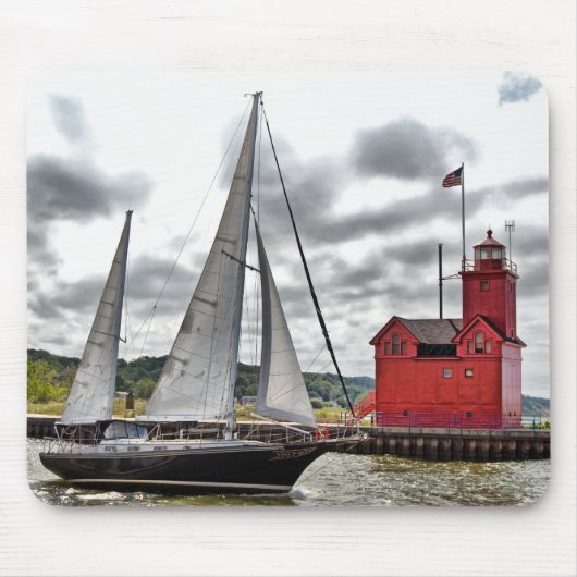 帆を上げる マウスパッド (正面)