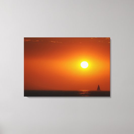 帆を向けて！ キャンバスプリント (正面)