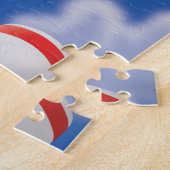 帆を地中海の張る ジグソーパズル (側面)
