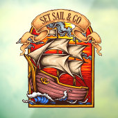 帆を張って帆船の芸術を行航海のう ウィンドウサイン (シート3)