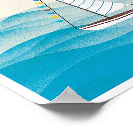 帆を張る ポスター (角)