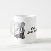 帆を張れ！船舶船員漁師テーマ コーヒーマグカップ (正面左)