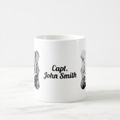 帆を張れ！船舶船員漁師テーマ コーヒーマグカップ (中央)