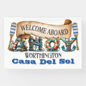 帆を揚げて البحر 横断幕 (横)