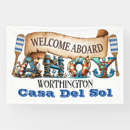 帆を揚げて البحر 横断幕