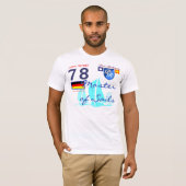 帆ドイツ人の旗の港のRichmanの航海長 Tシャツ (正面フル)