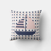 帆ボートの枕 クッション (裏面)