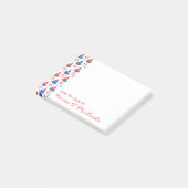 帆ボートパターン|はあなたの名前を加えます ポストイット (アングル)