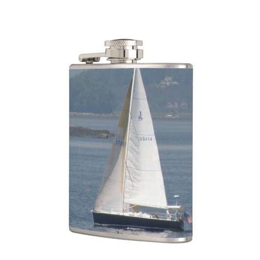 帆ボート フラスク (左)