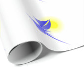 帆ボート ラッピングペーパー (ロールコーナー)