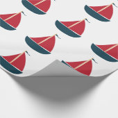 帆ボート ラッピングペーパー (角)