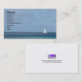 帆ボート 名刺 (正面/裏面)