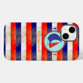 帆マリーンストライプズ Case-Mate iPhoneケース (裏面 (横))