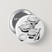 帆立貝バンド 缶バッジ (正面&裏面)