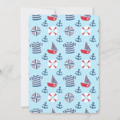 帆船いかりパタ航海のーン赤ちゃんシャワー 招待状 (裏面)