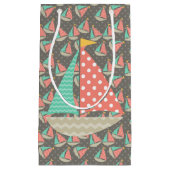 帆船お洒落船 スモールペーパーバッグ (正面)