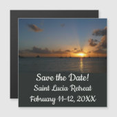 帆船で日没の日付を保存 (正面/裏面)