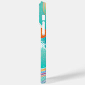 帆船と海の生物抽象芸術ビーチアート Case-Mate iPhoneケース (裏面 / 左)