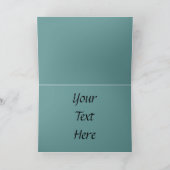 帆船のグリーティングカード カード (内部)