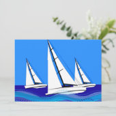 帆船のトリオ 招待状 (スタンド正面)