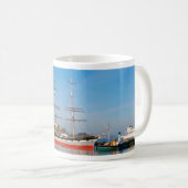 帆船のマグ コーヒーマグカップ (正面右)