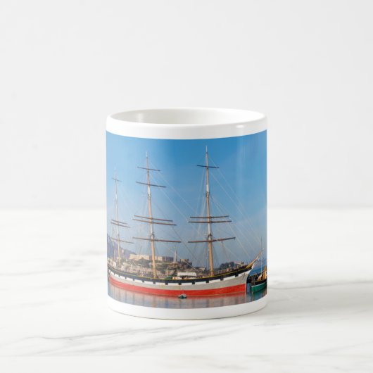 帆船のマグ コーヒーマグカップ (中央)