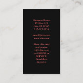 帆船の名刺 名刺 (裏面)