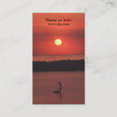 帆船の名刺 名刺 (正面)